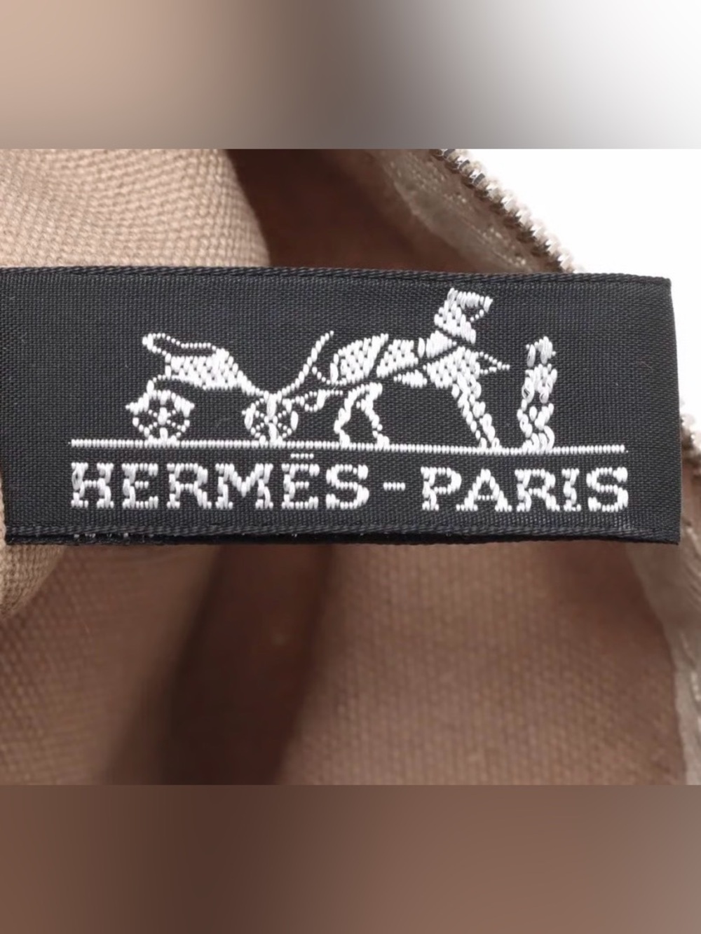 Hermès Panier de Plage Horse Racing Jockey Print Canvas Tote Bag COLLECTORS - Picture 7 of 16